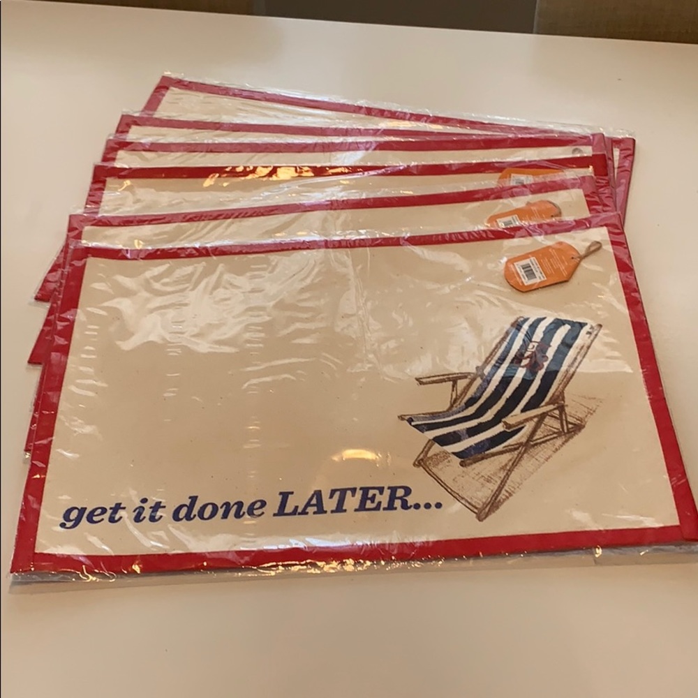 NWT set of 6 Tommy Bahama placemat